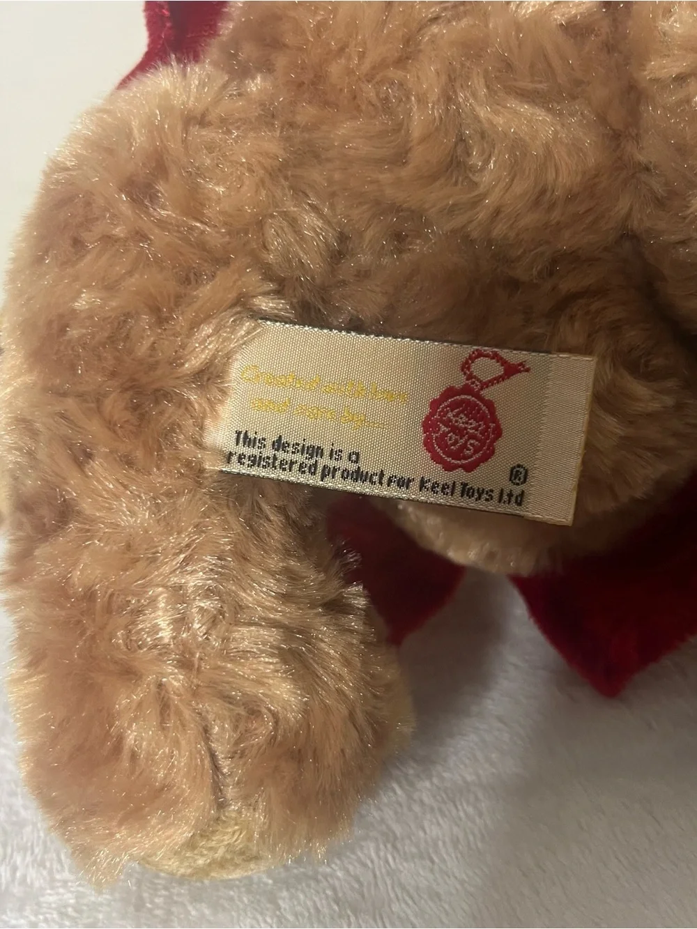 Keel Toys Glorious Beefeater Bear Plush‎ in Red and Black Royal Guard Uniform 8”